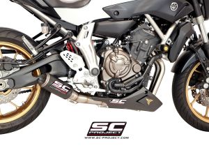 SC-Project Volledig systeem CR-T voor YAMAHA MT-07 2013-2016
