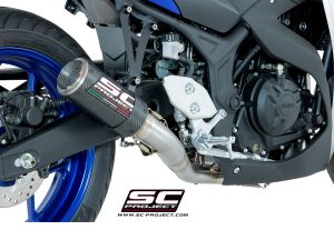 SC-Project Volledig systeem CR-T voor YAMAHA YZF R3 2015-2017