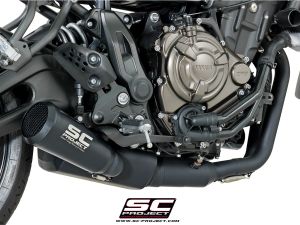 SC-Project Volledig systeem 70's Conical voor YAMAHA MT-07 2017-2020