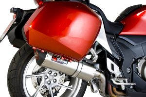 Scorpion Slip-On uitlaat Serket Parallel RVS voor Honda VFR1200 'met koffers' 2010-2017