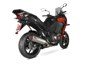 Scorpion Slip-On uitlaat Serket Parallel RVS voor Kawasaki Versys 1000 Tourer / Versys 1000 Grand Tourer