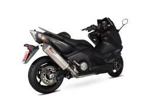Scorpion Volledig systeem Serket Parallel RVS voor Yamaha T-Max 530