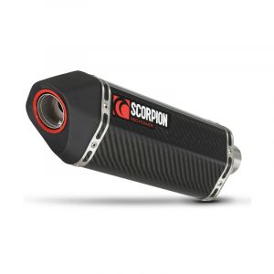 Scorpion Slip-On uitlaat Serket Parallel Carbon voor Honda NC700 S / NC700 X