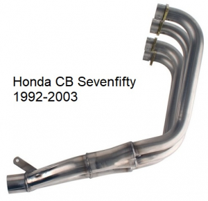 Performance uitlaatbochten Honda CB Sevenfifty 1992-2003 bochtenset