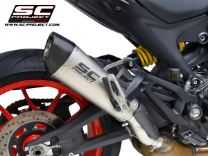 Titanium Conic uitlaat Ducati Monster 937 met e-keur