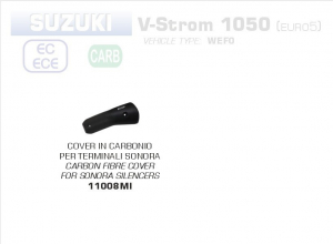 Arrow hitteschild voor Suzuki V-Strom 1050 2020-2022