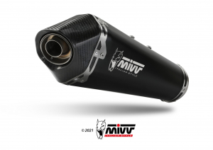 Mivv Delta Race Black volledig systeem voor Triumph Trident 660 2021-2022