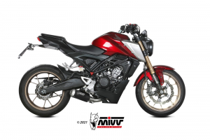 Mivv MK3 volledig systeem Black voor Honda CB 125 R 2021-2023