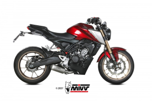 Mivv MK3 volledig systeem RVS voor Honda CB 125 R 2021-2023