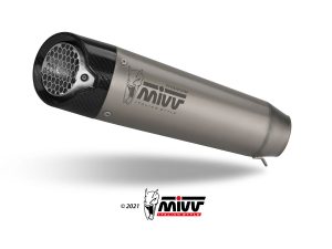 Mivv X-M5 slip-on Titanium voor KTM 1290 Superduke 2020-2022