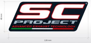 Hittebestendige sticker SC-Project 128 x 48 mm CR-T