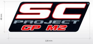 Hittebestendige sticker SC-Project 128 x 48 mm GP M2