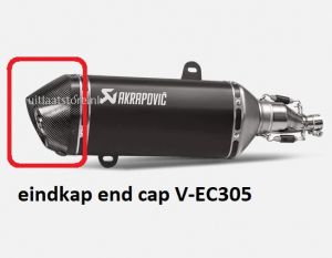 Akrapovic eindkap / end cap V-EC305