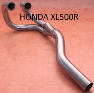 Bochtenset Honda XL500R RVS met flenzen