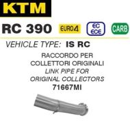 Arrow Collector voor oa KTM RC 390 2017 2020
