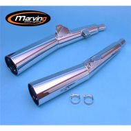 Marving uitlaat Verchroomd staal voor Yamaha XJ650 XJ750 XJ900F