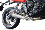 Scorpion Slip-On uitlaat Serket Taper RVS voor Triumph Daytona 675 / Daytona 675 R 2013-2016