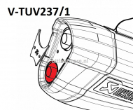 Akrapovic db-killer V-TUV237/1 onder