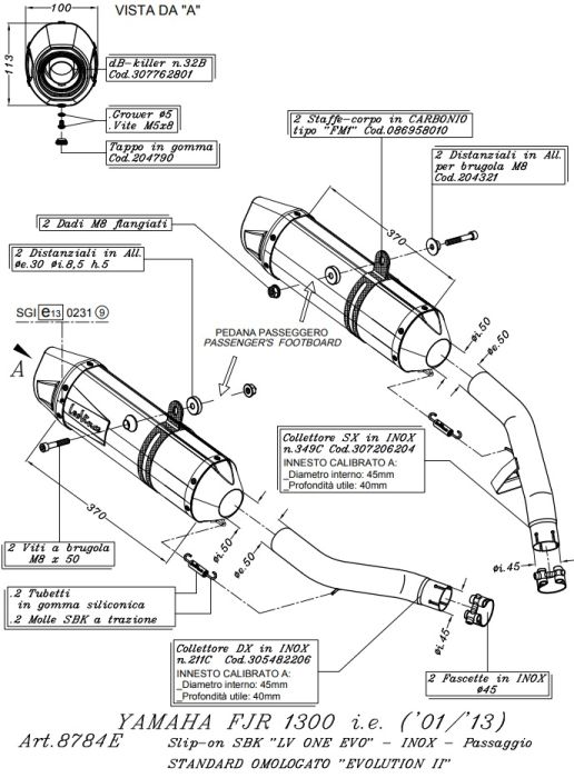 reページ Leovince Slip-On FJR 1300 A/AS 2001 2015 | Uitlaatstore.nl