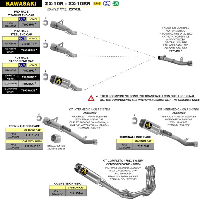 Arrow Halfsysteem bestellen | Uitlaatstore.nl